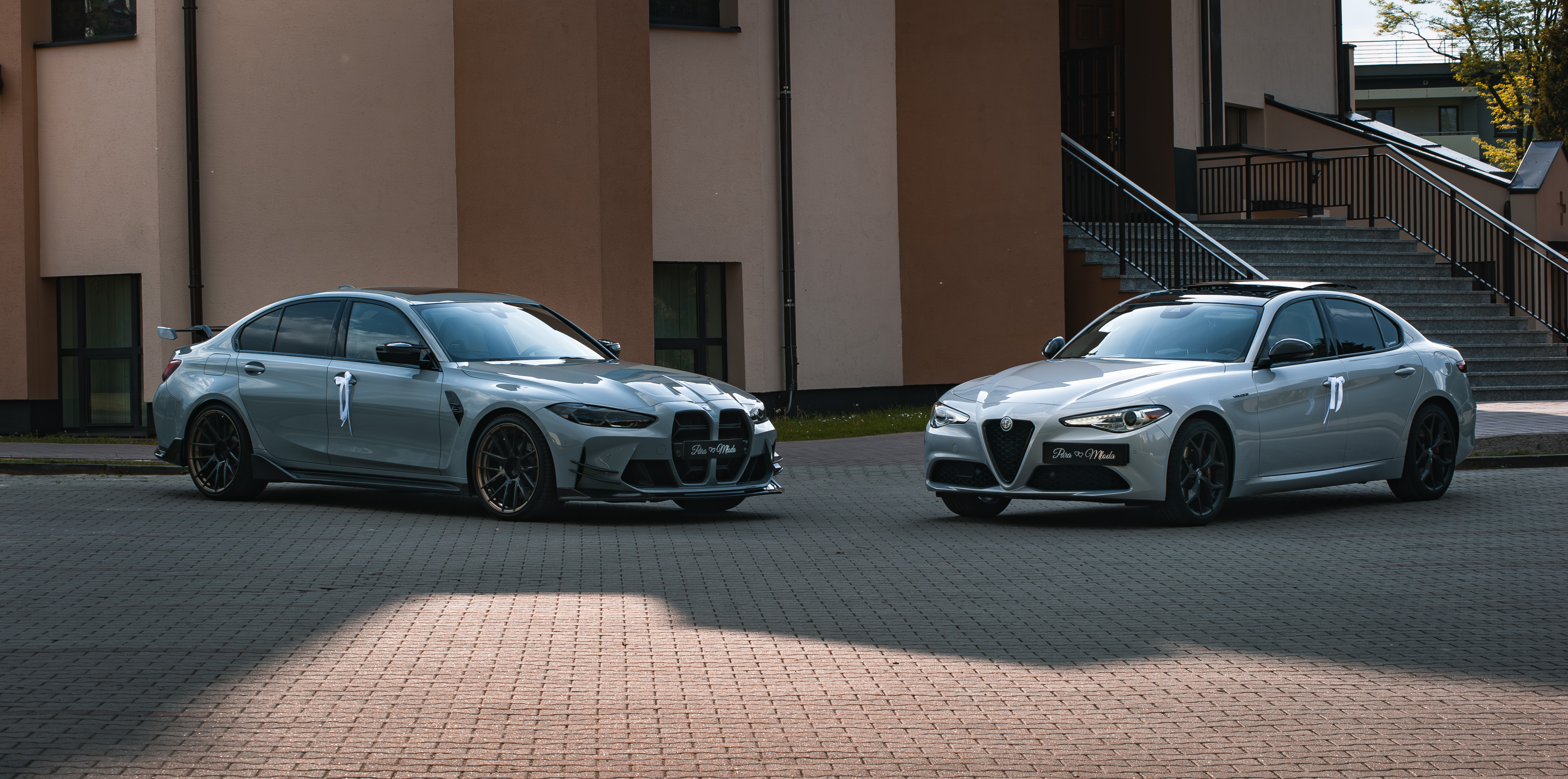 Alfa Romeo Giulia i BMW M3 Competition - flota na ślub Lublin